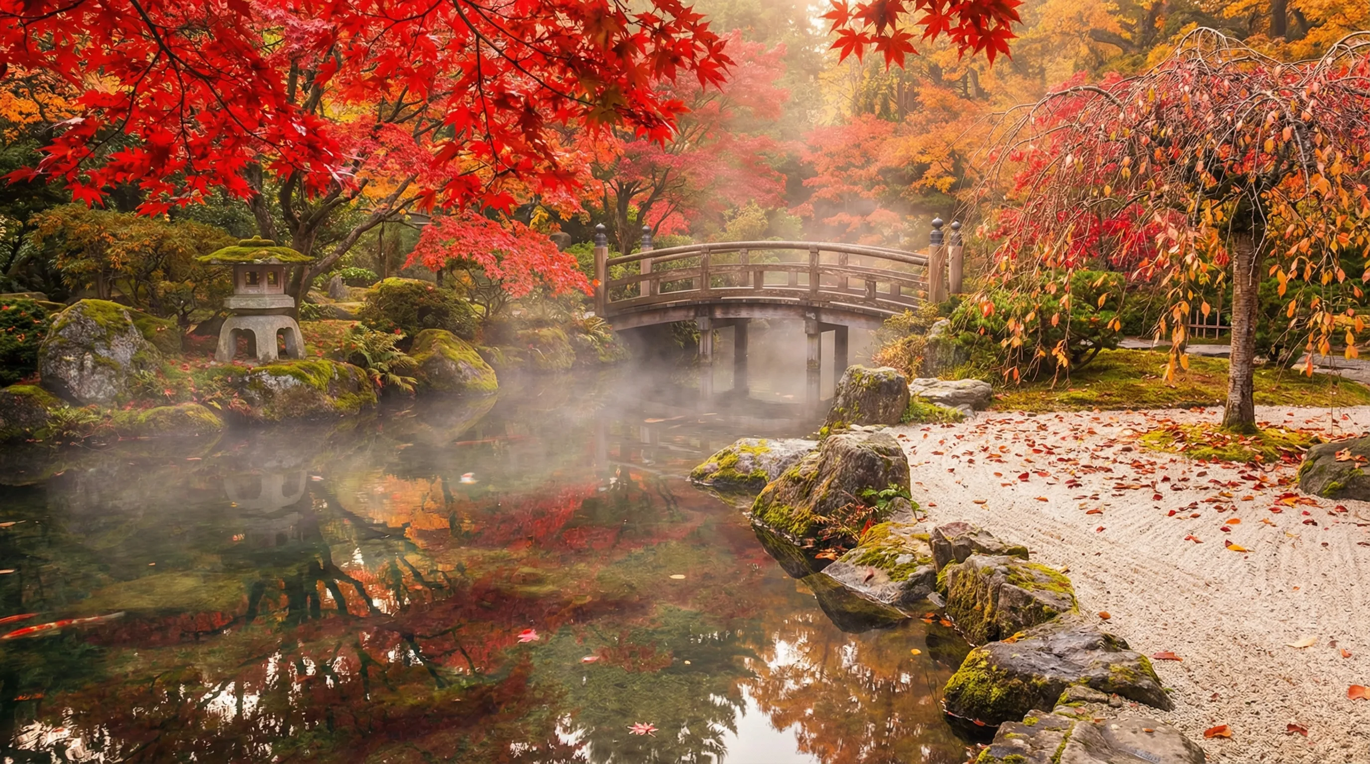 同人动漫热门视频 - 日式庭院秋韵